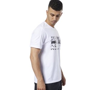 Reebok One Series Training Speedwick T Shirt Herren - Weiß - DE 932-GFS